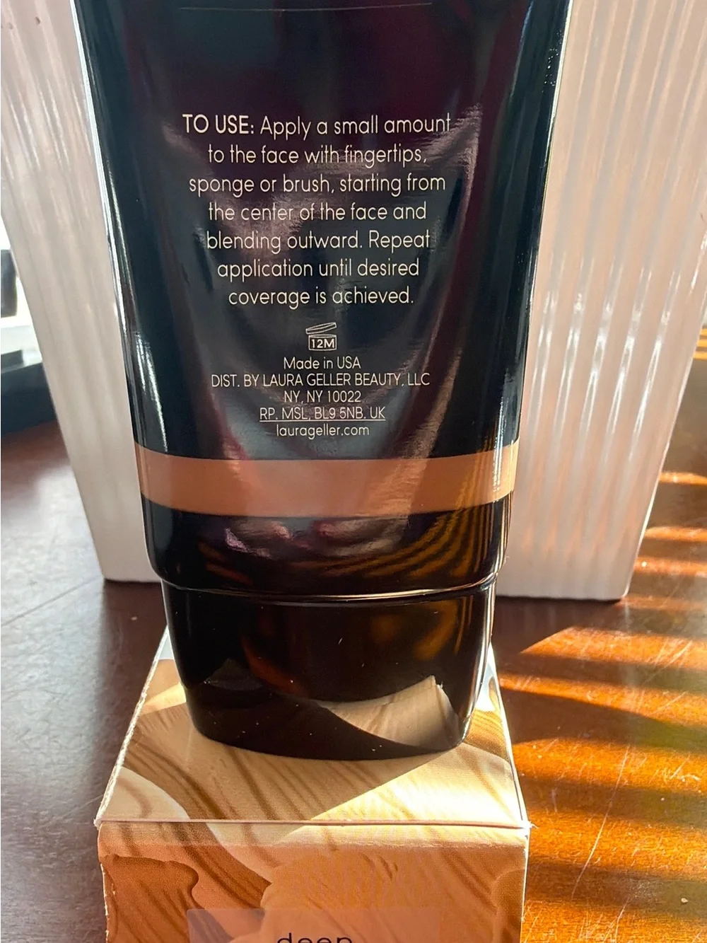 Laura Geller Cover Lock Cream Foundation -Full Coverage Deep Shade 1 fl oz